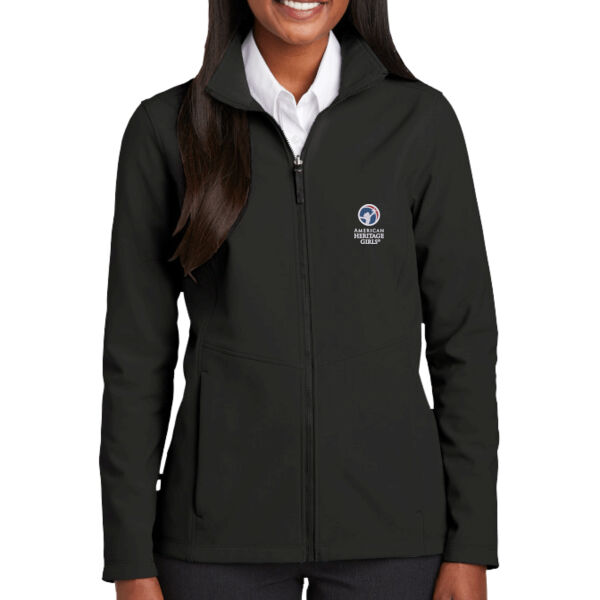 Embroidered American Heritage Girls - Ladies Collective Soft Shell Jacket Thumbnail