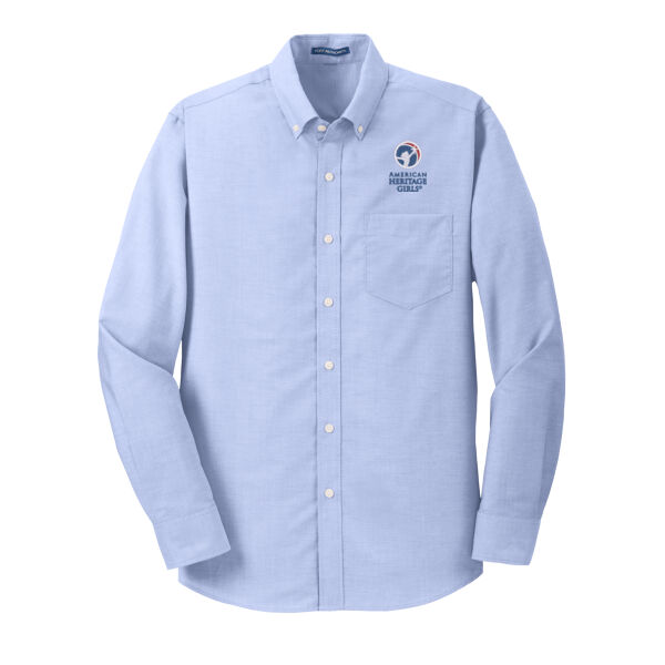 Embroidered American Heritage Girls - SuperPro Oxford Shirt Thumbnail